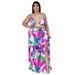 Women's Clothing Plus Size Women's Strapless Swimsuit Set 3 Pieces Printed Summer Fashion Design For Formal & Casual For Women_ecoleips.com