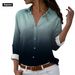 Verve 2025 Fashion Women's Printed Loose Urban Girl Long Sleeve Shirt Digital Top_ecoleips.com