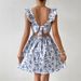 Women's Clothing Summer Vacation Floral Print Ladies Fashion Elegant Dress_ecoleips.com