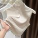Women's Turtleneck Sleeveless Vest 2025 Spring And Autumn New Stylish Warm Brushed Collar Inner Layer Top_ecoleips.com