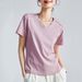 Summer Women's White Mercerized Cotton T-Shirt | 3D Stitching Round Neck Basic Top | Plus Size Slim Fit Layered Casual Blouse_ecoleips.com