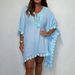 Women's Clothing Women's Bat Sleeve Hollow Edge Casual Holiday Dress_ecoleips.com
