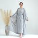 Voya Women's Solid Color Base, Outer Skirt, Three Piece Set With Optional Headscarf And Four Piece Set_ecoleips.com