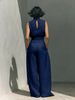 K New Women's Sleeveless Top, Pants, And Casual Set_ecoleips.com