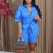 Women's Clothing Fashion Suits Solid Color Shirts And Shorts Short Sleeved Suits_ecoleips.com