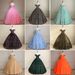 Wedding Dress Bride One Shoulder Sequins Palace Fantasy Ball Performance Puffy Skirt_ecoleips.com