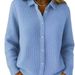 Women's Button Down Knitted Cardigan Coat Solid Color Casual Fashion Sweater Autumn Winter New_ecoleips.com