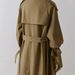 Khaki Trench For Women, Mid-length, 2026 Spring New Style, Korean-inspired, Extremely Stylish, Waist-cinching Coat_ecoleips.com