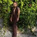Summer Women's Sexy Hollow Out Drape Neck Backless Slim Fit Bodycon Dress Halter Neck Casual Mature Style_ecoleips.com