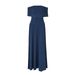 Women's Slim Fitting off Shoulder Strapless Dress European American Style Summer New Arrivals Fashionable Elegant Solid Color Waist Cinching_ecoleips.com