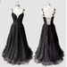 Ethereal Chiffon Ball Gown – Long A-Line Dress With Delicate Lace Appliqués & Spaghetti Straps (XS-3XL, 13 Colors)_ecoleips.com