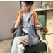 Women's Clothing Casual Color Matching Women's Hooded Loose Casual Jacket Tops Spring And Autumn Clothes_ecoleips.com