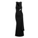 AD294 Sweet, Sexy, Fashionable, Asymmetrical Hem, Waist-cinching, Tie-waist, Bodycon, Summer Slim-fit, Elegant Knitted_ecoleips.com