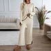 Diyun Women's Clothing 2025 Foreign Trade Elegant Casual Solid Color Knitted Long Sleeve Sweater_ecoleips.com