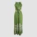 Women's Clothing New Spot Positioning Printed Vest Pants Suit_ecoleips.com
