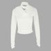 AC530 New Cross-Border Knitted Design Halter Neck Long Sleeve Slim Fit Versatile T-Shirt For Layering Or Wearing Alone_ecoleips.com
