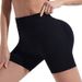 Women's Seamless Sports Shorts Peach Shaped Three Section Waist For Running Yoga And Fitness_ecoleips.com