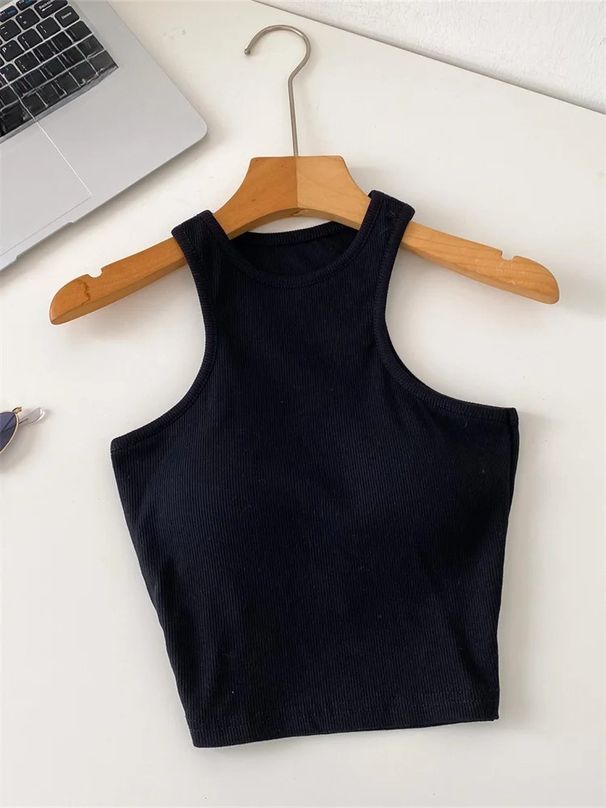 SINGREINY Candy Colors Hotsweet Top Women Bodycon Solid Spicy Girl Ins Tank Top Summer Sleeveless Versatile Basics Sexy Camisole_ecoleips.com
