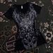 Sexy V Neck Short Sleeve T-Shirt Women's Fashion Print American Slim Fit Gothic Style Top for Wholesale_ecoleips.com