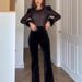 Women's Clothing autumn and winter new gold velvet stitching long sleeved jumpsuit casual party women's trousers_ecoleips.com
