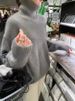 girl New Inner Wear Lazy Style Korean Version Base Shirt Knitted Top Autumn Winter 2025 Thickened High Neck Sweater For Women_ecoleips.com