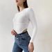 Comfortable Casual Women's Jumpsuit Base Layer Slim Fit Unique Solid Color round Neck Hollowed out Long Sleeve for Everyday Wear_ecoleips.com