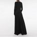 Women's Clothing Elegant Temperament Cotton Blended Knitted Front Embroidery Elastic Long Sleeve Dress_ecoleips.com
