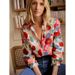 Year's Digital-Printed Women's Fashion Long-Sleeve Shirt Sells Well, Floral Top In Vibrant Colors_ecoleips.com