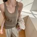 Women's Oversized Loose Fitting Relaxed Fit Tank Top Sleeveless Camisole for Spring And Summer Inner Layer Or Standalone Wear_ecoleips.com