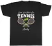 Women's T-Shirts Personalised Tennis T-Shirt Game Set Match Love Sports Mens Tee Racket Gift_ecoleips.com