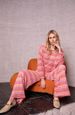 2025 Early Autumn Women's Flared Pants Red Lace Set HY126_ecoleips.com