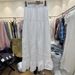 25 Summer European Women's Drawstring Neck Hollow Embroidery Top Loose Slimming Elegant Vacation Style Skirt Set_ecoleips.com