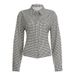 Women's Clothing Trendy Plaid Shirt Long Sleeve Fitted Waist Tie Detail Retro Blouse For Commuting_ecoleips.com