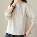 This Autumn's New Collection Features Cotton-Linen Long-Sleeved T-Shirts With A Literary, Retro Aesthetic That Exude Sop_ecoleips.com