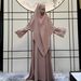 Verve Two-Piece Set Double Arm Embroidered Robe Fashion Long Sleeve Dress Women's Outfit New_ecoleips.com