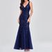 Women's Clothing Summer Temperament Fashion Sequins V Neck Celebrity Dresses_ecoleips.com
