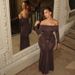 Summer Women's Elegant Off-Shoulder Dress European American Style Solid Color Long Sleeve Slim Fit Bodycon Fashion Cross Border_ecoleips.com