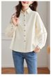 K Women's Long-sleeved Top; Simple And Exquisite Business Shirt For Women_ecoleips.com