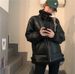 Aria Basics Women's Lamb Wool Coat, Autumn/Winter 2025 New Style, Loose Fit, Thickened, Korean Version, Sheepskin Motorcycle Jacket_ecoleips.com