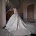 Vintage Satin Strapless Wedding Dress – Elegant A-Line Bridal Gown With Long Train, Lace Detailing & Adjustable Corset Back (XS-XXL)_ecoleips.com