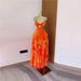 Women's Clothing Summer Strapless Camisole Dress Women's Elegant Backless Long Dress With Padded Bra Printed Vacation Style_ecoleips.com