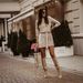 Velvet Bubble Sleeve Dress Women's Fashion Long Sleeve Slim Fit A-Line Casual Dress For Autumn Winter_ecoleips.com