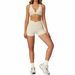 Women's Racerback Yoga Set Tight Fitting Sports Outfit For Outdoor Running Fitness 2044_ecoleips.com