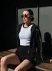 Athleisure Matching Set: Zip-Up Collared Top & Elastic Waist Shorts With Striped Accents - Casual Two-Piece Outfit For Men & Women (5 Colors)_ecoleips.com
