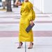 BN295 Women's Solid Color Dress Single Sleeve Hollow out Side Slit European And American Style Autumn Arrival E Commerce_ecoleips.com