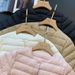 Ultra-Light Women's Short Down Jacket With 95% White Goose Down - Slim Fit Round Neck Casual Coat For Autumn Layering (White, Black, Beige, Pink)_ecoleips.com