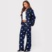 New European American Cross-border Casual And Unique Dark Polka Dot Jeans For Women_ecoleips.com