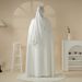 Verve 2025 Abaya Arabic Fashion Batwing Sleeve Long Dress Muslim Women Solid Color Casual Robe_ecoleips.com