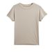 Women's Clothing Slim Fit Round Neck Short Sleeve T-Shirt Tencel Lyocell High-End Design Versatile Summer Top_ecoleips.com