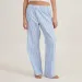 HEZIOWYUN Women's Y2K Loungewear Summer Baggy Long Pants Button Elastic Low Waist Wide Leg Loose Plaid/Striped Sleep Trousers_ecoleips.com